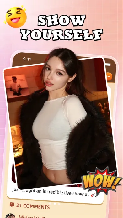 Captures d'écran de Chat Now，Video Friends - RoFun