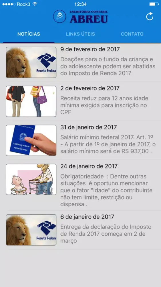 Escritório Contábil Abreu Ekran Görüntüleri