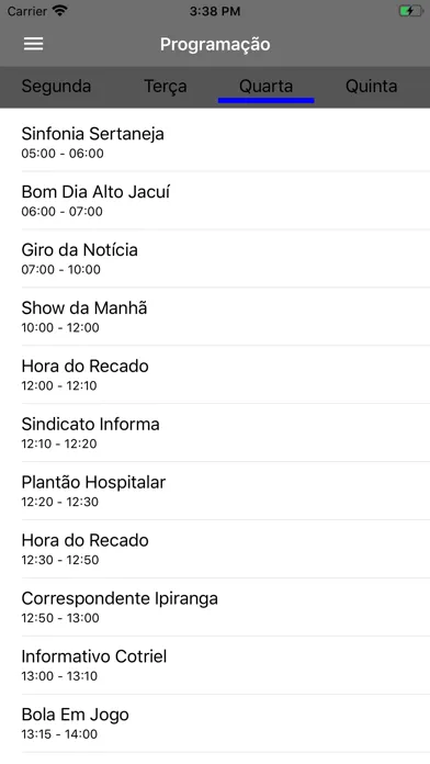Capturas de pantalla de Rádio Planetário FM