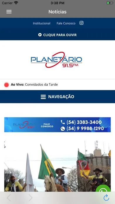 Capturas de pantalla de Rádio Planetário FM