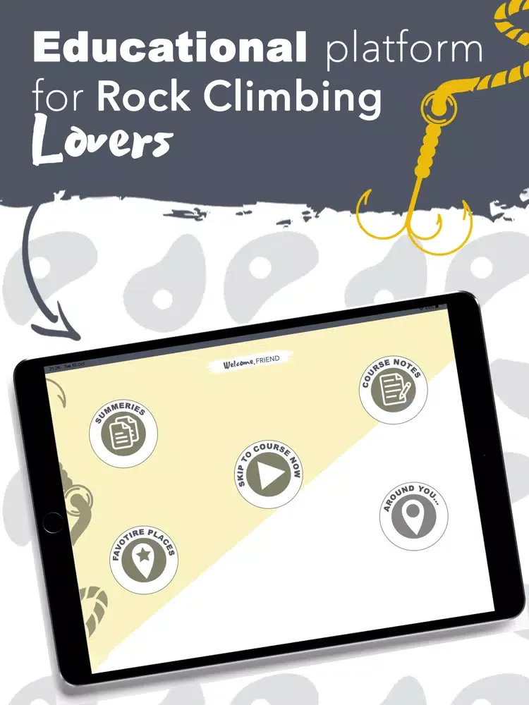 Rock climbing & bouldering app iPad  سکرین شاٹس