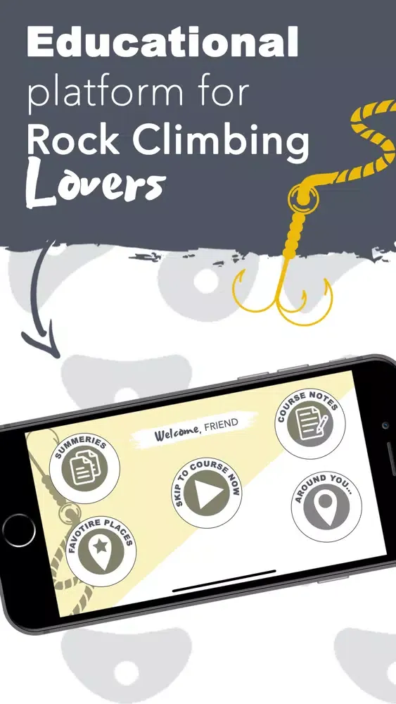 Rock climbing & bouldering app سکرین شاٹس