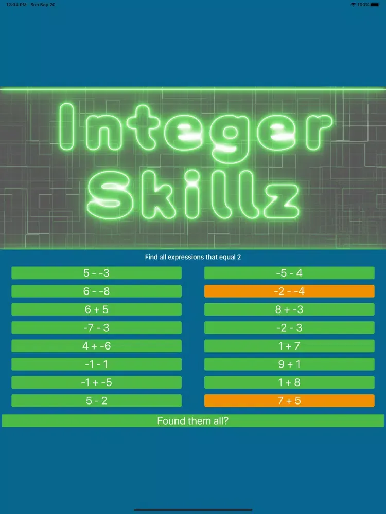 Скриншоты Integer Skillz iPad 