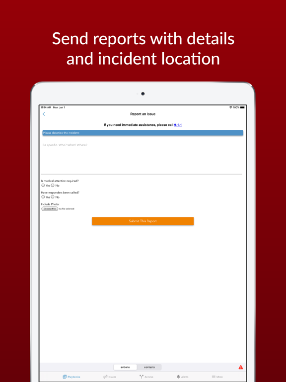 H+K Crisis Control iPad  스크린샷