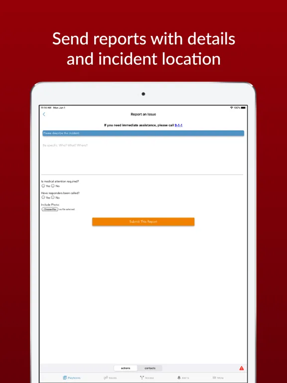 H+K Crisis Control iPad 應用截圖