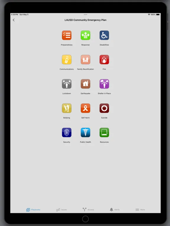 Captures d'écran de LAUSD EM iPad 