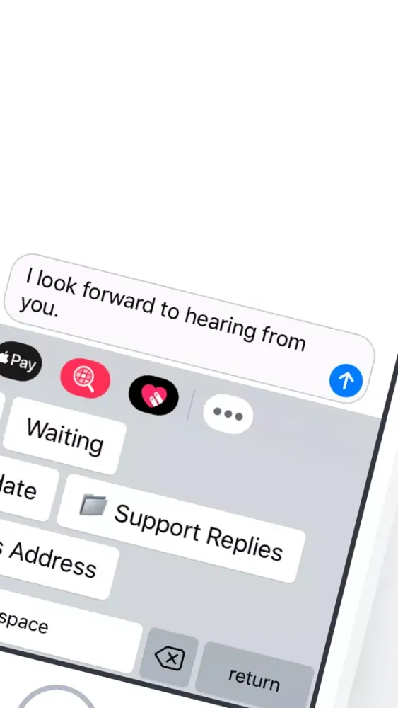 Keyboard Template - WordPad Screenshots