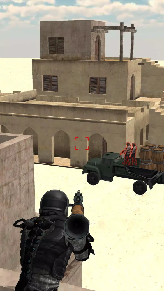 Tangkapan layar Rocket Attack 3D