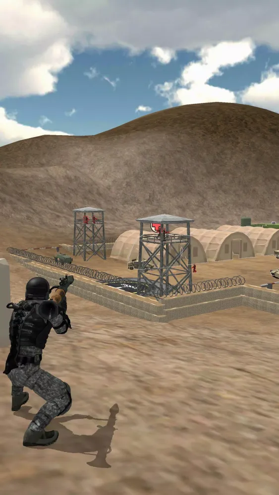 Tangkapan layar Rocket Attack 3D