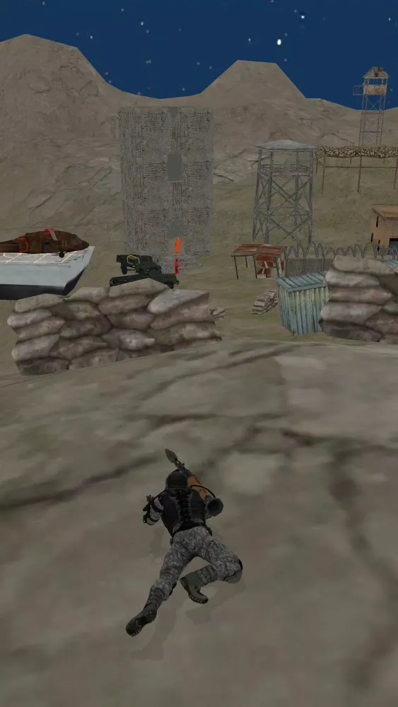 Tangkapan layar Rocket Attack 3D