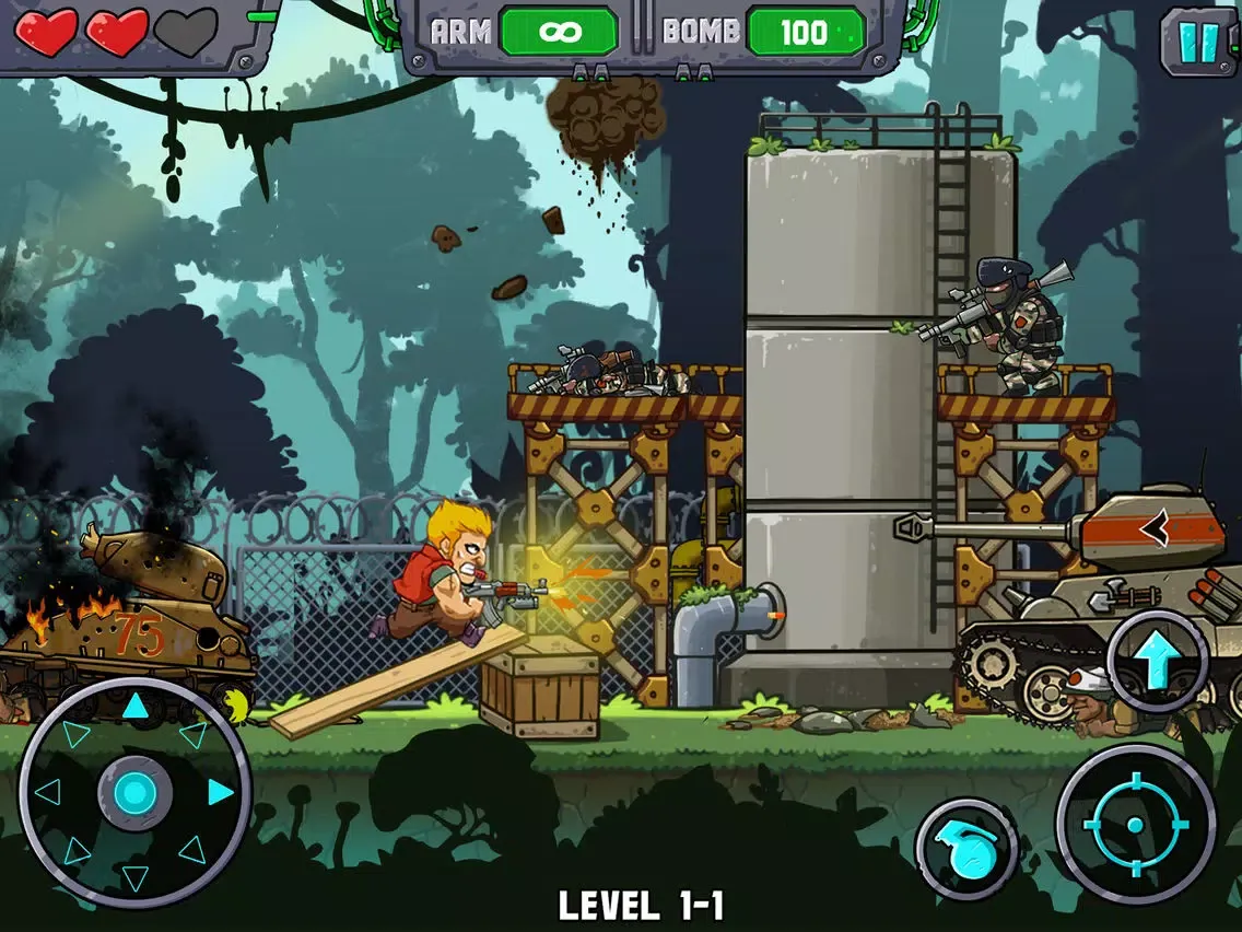 Metal Shooter: Super Commando iPad  Screenshots