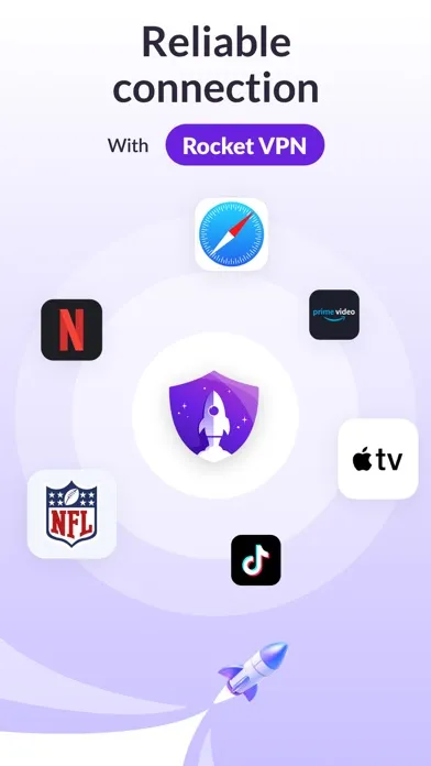 Ảnh chụp màn hình của Rocket VPN -  Fast & Stable