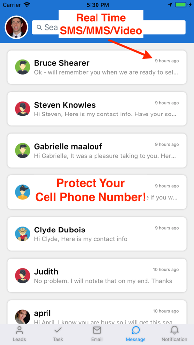 ภาพหน้าจอของ Rocket Agents CRM