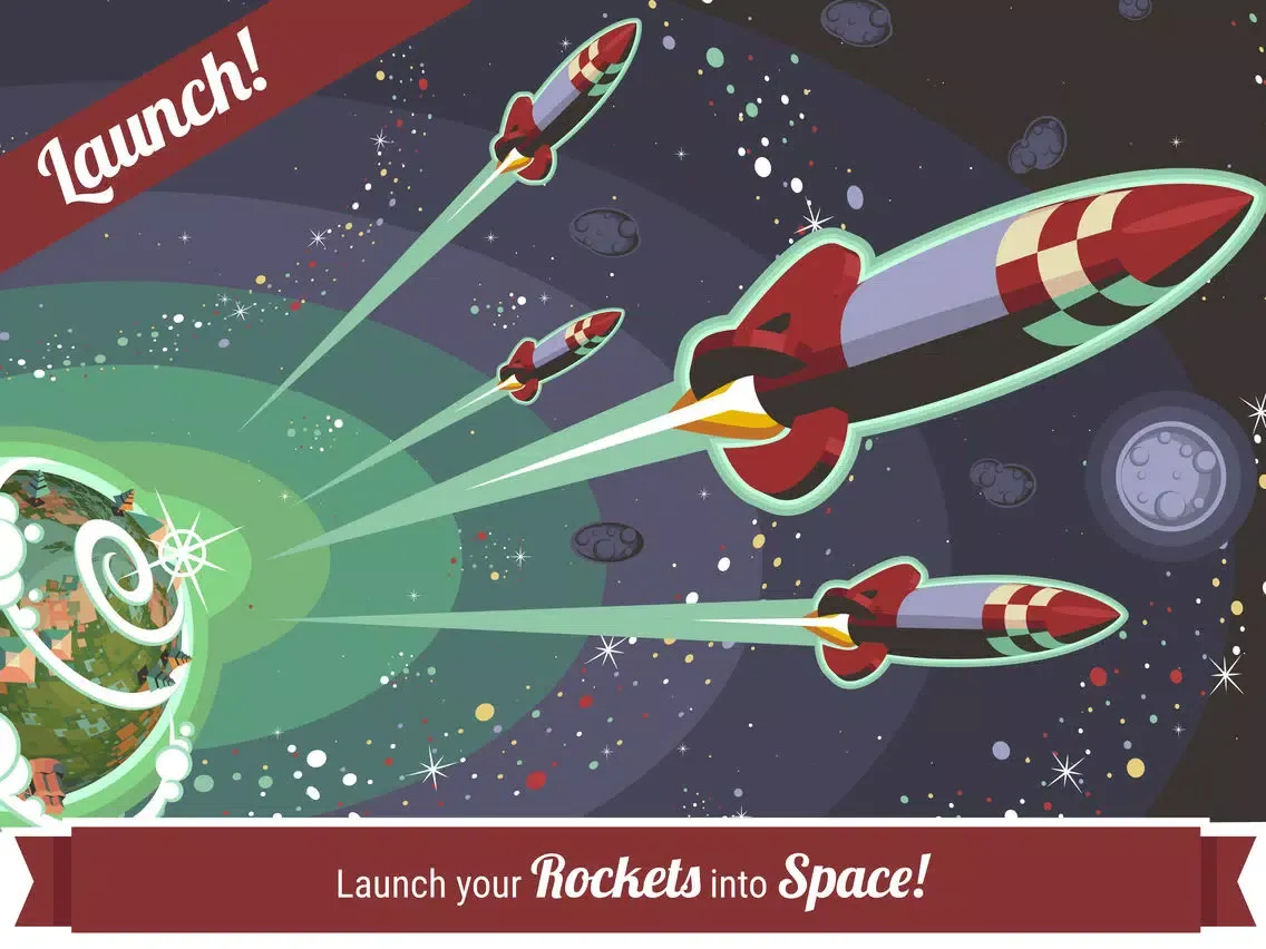 ภาพหน้าจอของ Rocket Valley Tycoon iPad 
