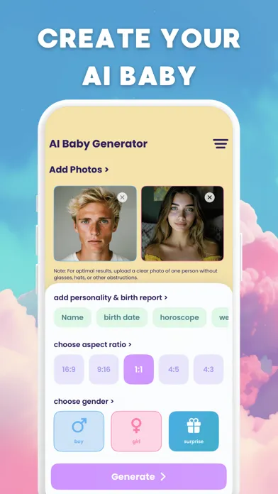 Bae: AI Baby Generator & Child Screenshots
