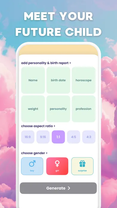 Bae: AI Baby Generator & Child Screenshots