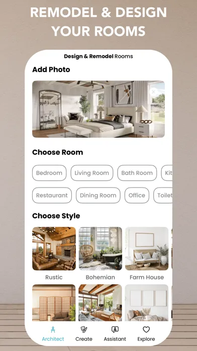 Capturas de pantalla de DecorAI: AI Interior Design