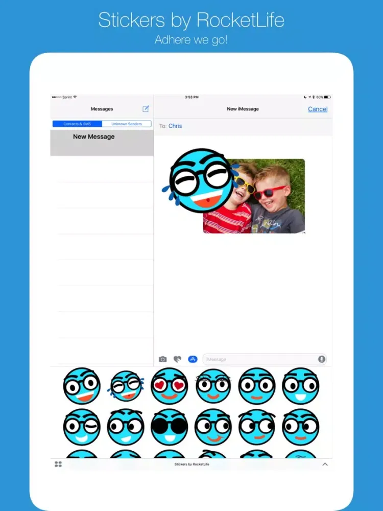 Stickers by RocketLife iPad  Screenshots