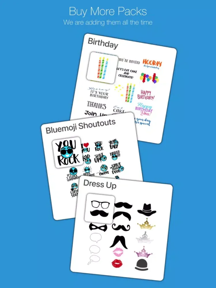 Stickers by RocketLife iPad  Screenshots