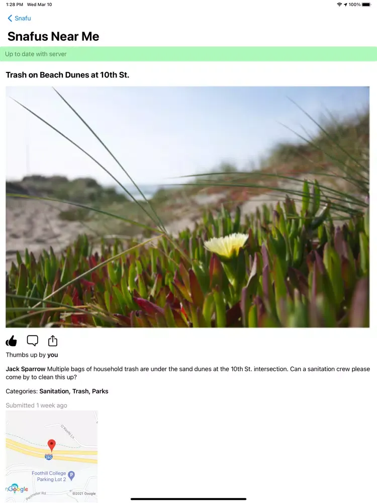 Screenshot di Snafu Mobile iPad 