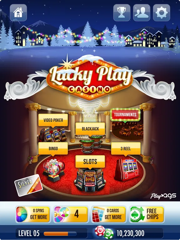 Lucky Play Casino Slots Games iPad  スクリーンショット