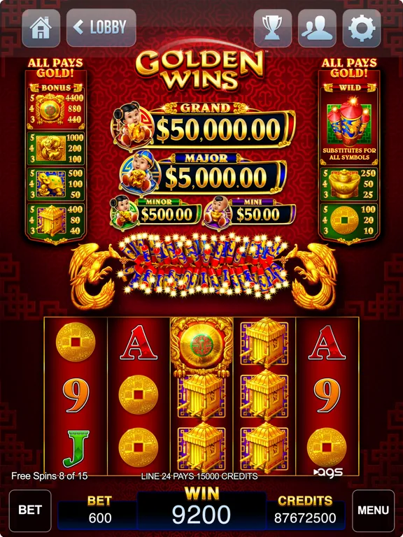 Lucky Play Casino Slots Games iPad  スクリーンショット