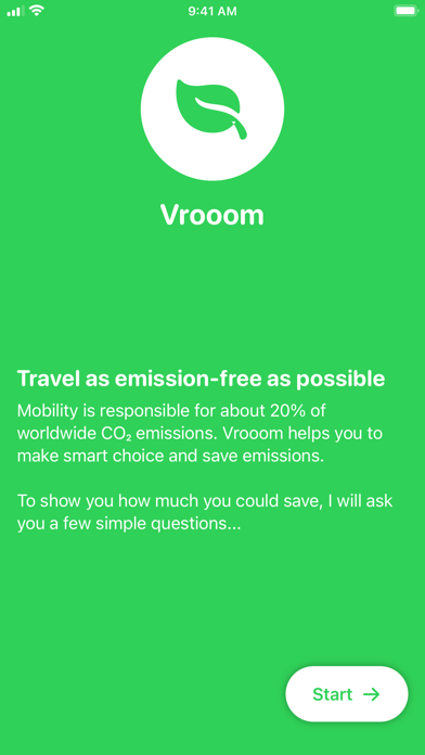 Vrooom - CO₂ Friendly Travel スクリーンショット