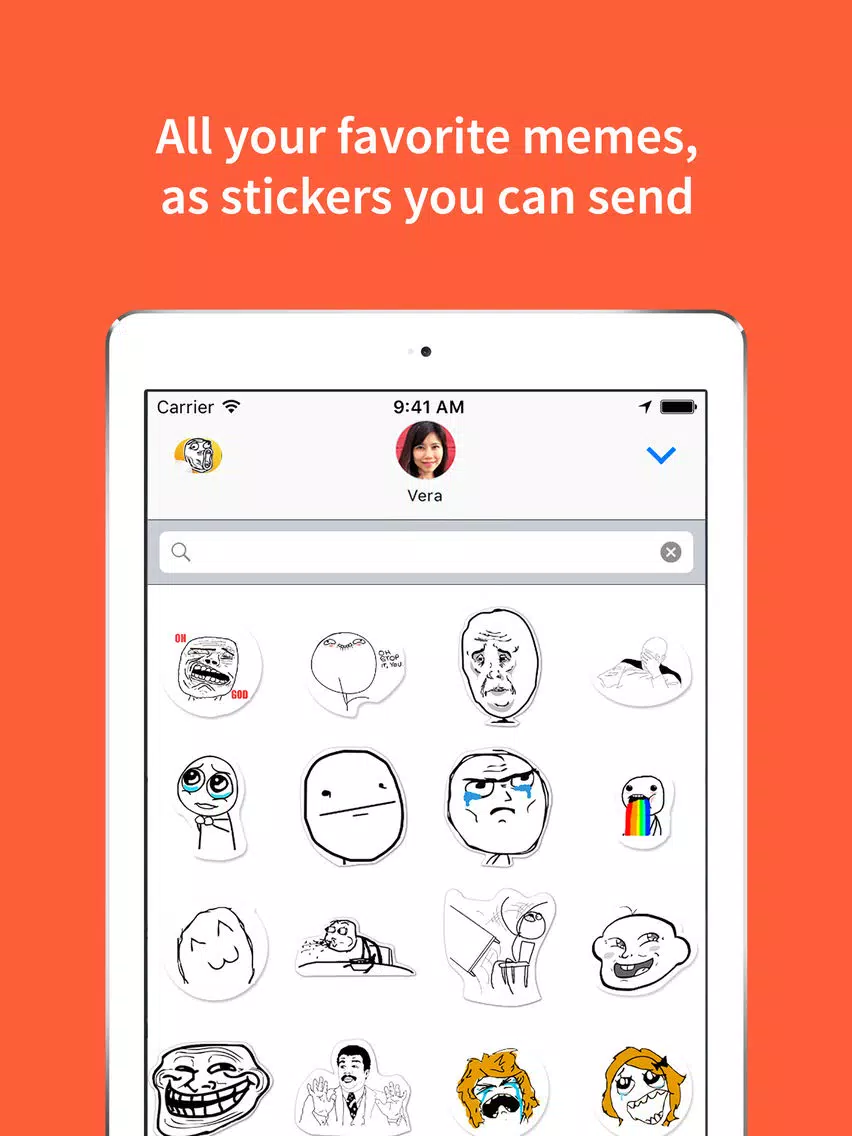Meme Stickers: Send your favorite, funny memes iPad  스크린샷