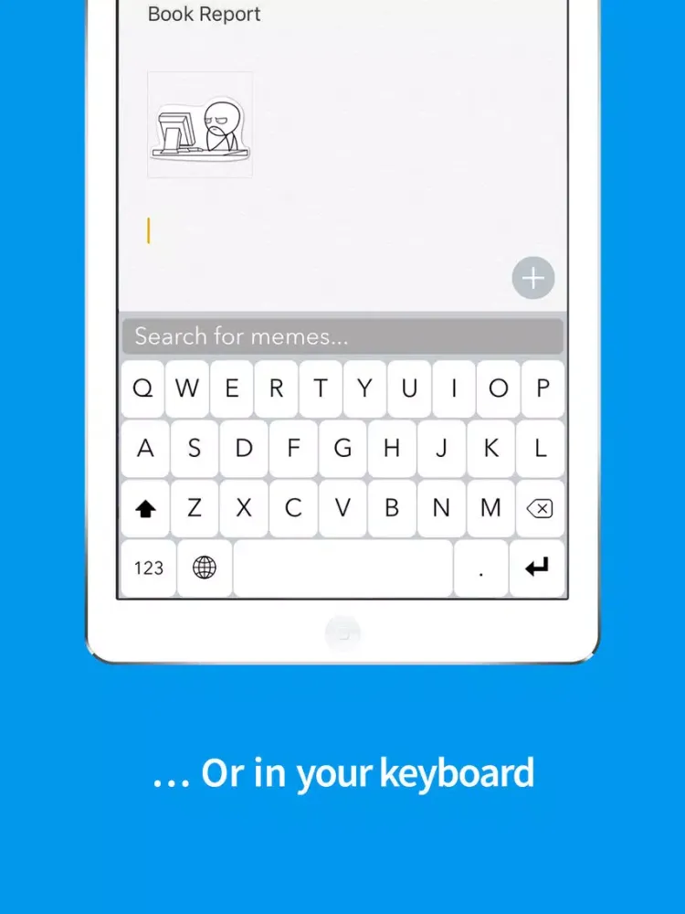 Meme Stickers: Send your favorite, funny memes iPad  Screenshots