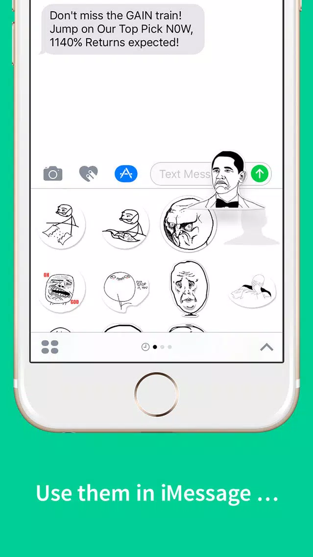 Meme Stickers: Send your favorite, funny memes 스크린샷