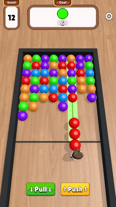 ภาพหน้าจอของ Stack Push : Pull, Push, Match