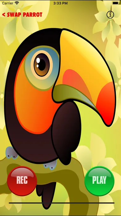 Capturas de pantalla de Talking Parrot Repeater