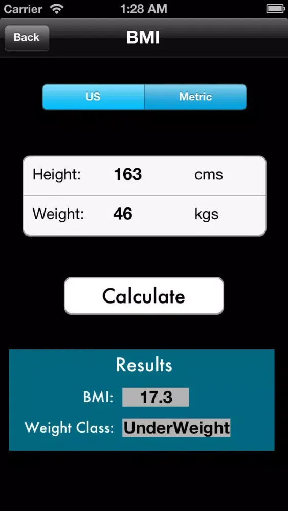 Capturas de tela do BMI - BMR - Body Fat Percentage Calculator Free