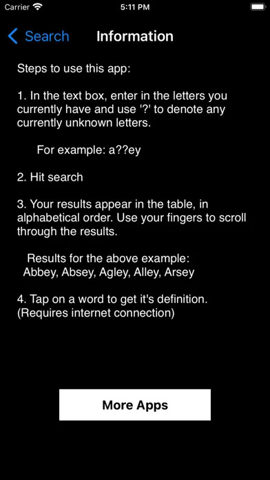 Crossword Word Solver Ekran Görüntüleri