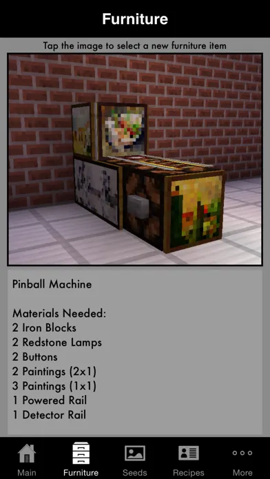 Ảnh chụp màn hình của Guidecraft - Furniture, Guides, + for Minecraft