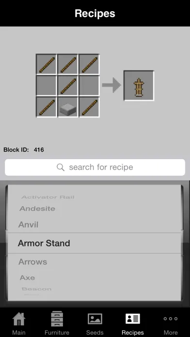 Ảnh chụp màn hình của Guidecraft - Furniture, Guides, + for Minecraft