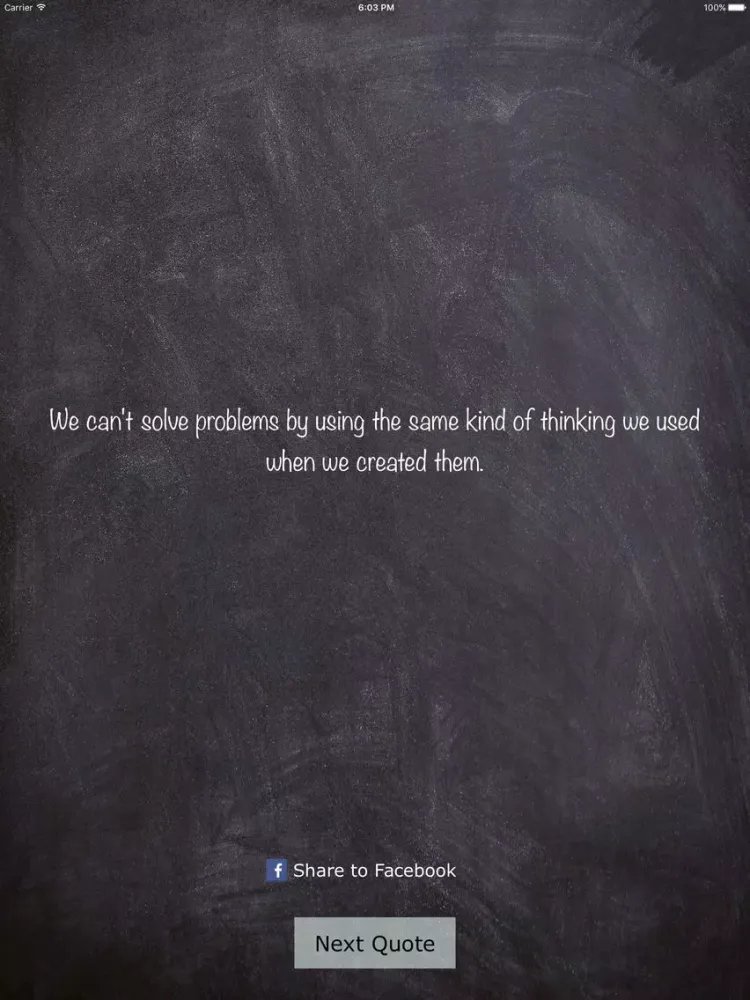 صور The Quotes of: Albert Einstein iPad 