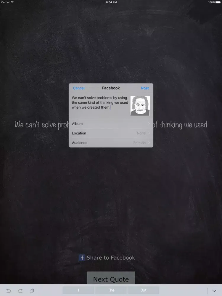 صور The Quotes of: Albert Einstein iPad 