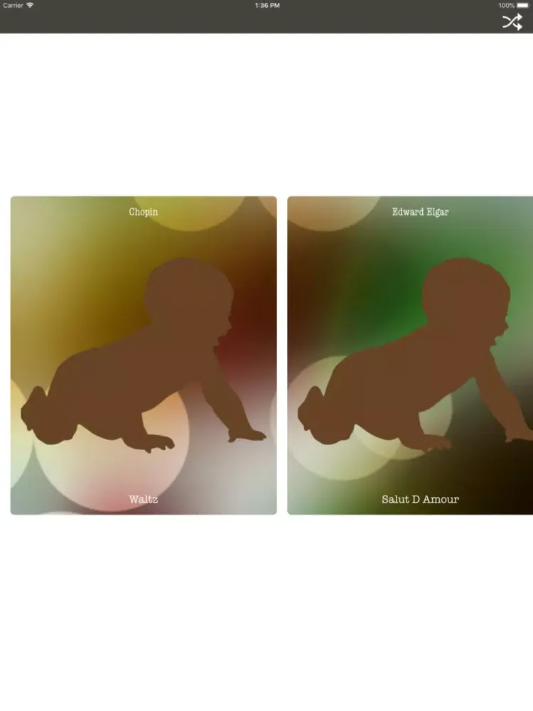 Capturas de tela do The Mozart Effect iPad 