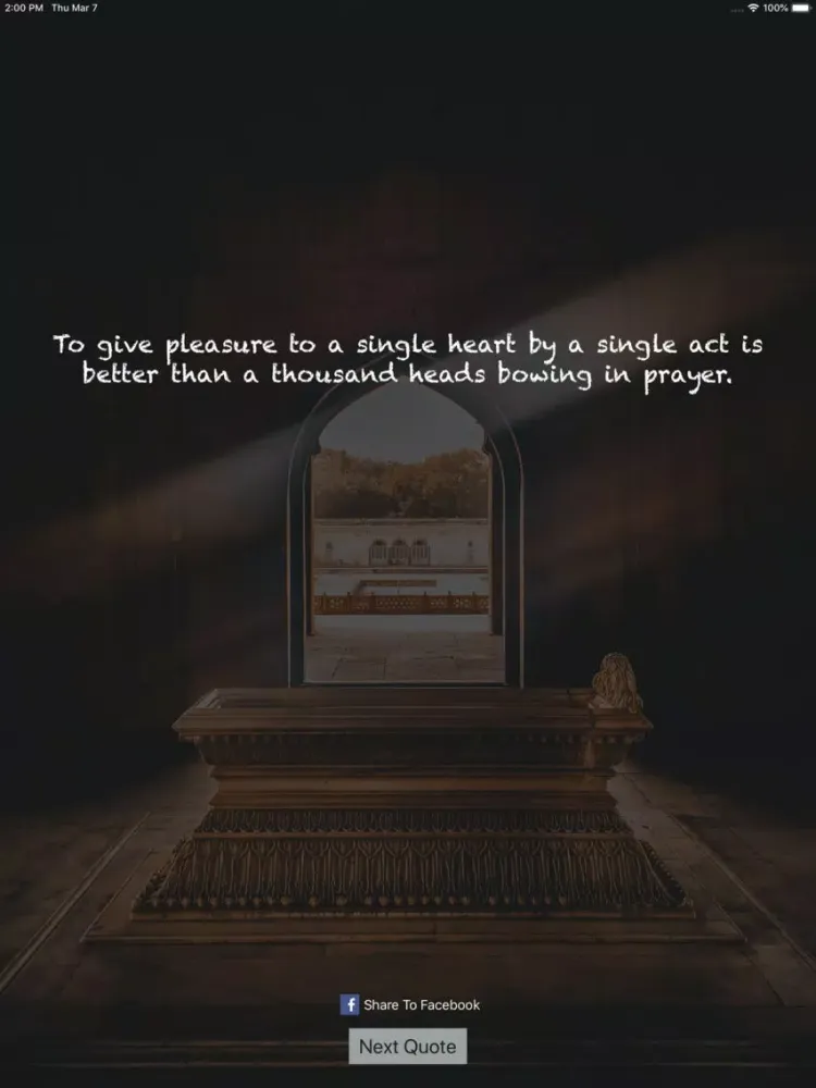 Wise Quotes of: Mahatma Gandhi iPad  스크린샷