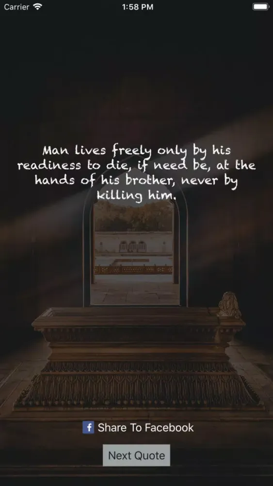 Wise Quotes of: Mahatma Gandhi 스크린샷