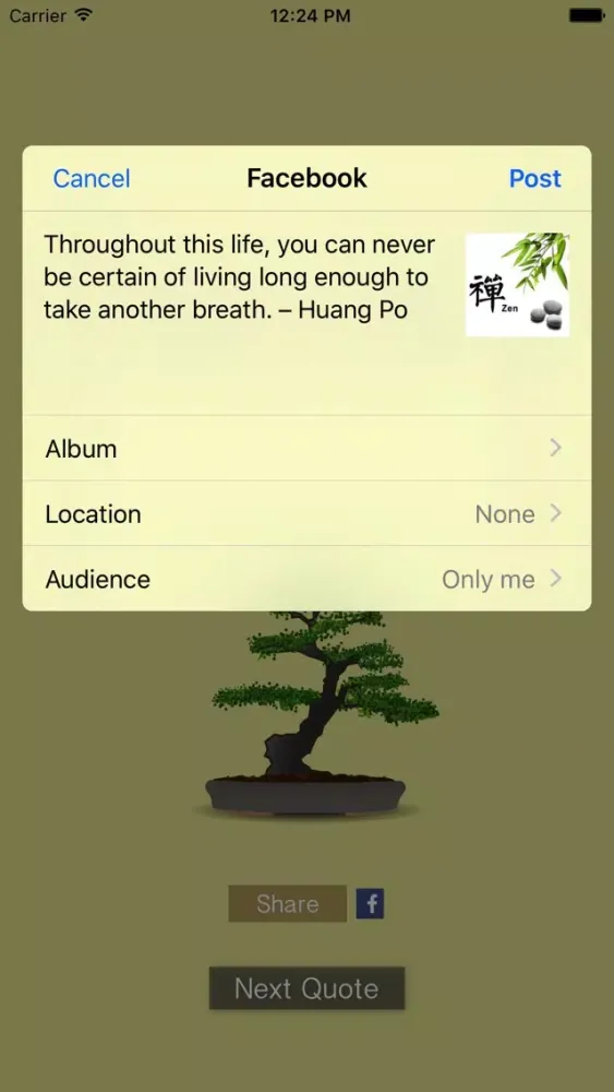 Captures d'écran de Quotes on Zen
