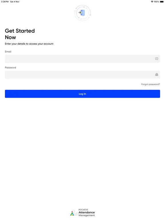 Ảnh chụp màn hình của RockEye Attendance Management iPad 