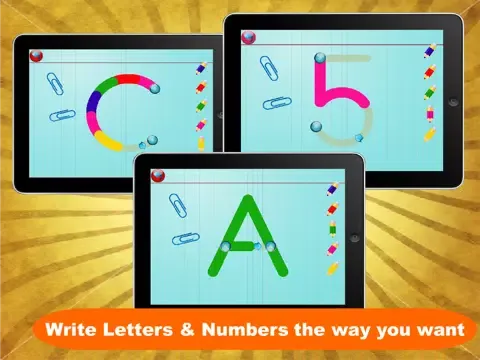 ABC Letter Toy – Letters & Numbers Handwriting Game for Kids FREE iPad  Ekran Görüntüleri