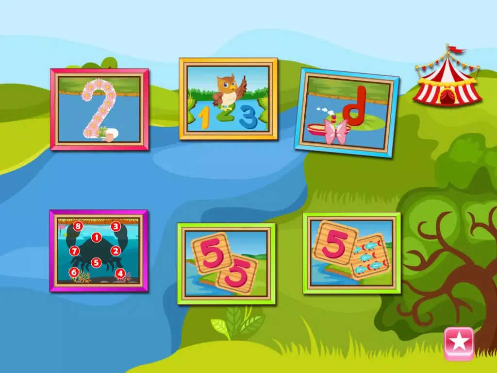 Animal Math School- 6 Amazing Learning Games for Preschool & Kindergarten Kids FREE iPad  Screenshots