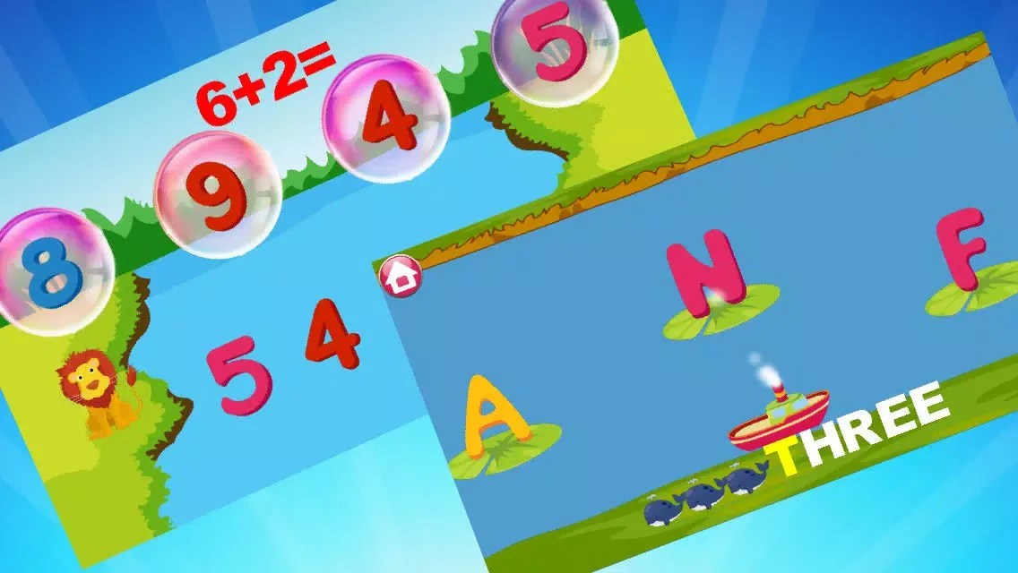 Animal Math School- 6 Amazing Learning Games for Preschool & Kindergarten Kids FREE Screenshots