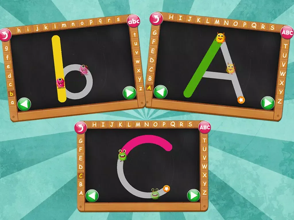 Tangkapan skrin Monster ABCs – Letters Handwriting Game for Kids FREE iPad 