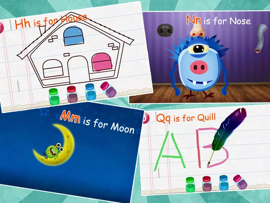 Tangkapan skrin Monster ABCs – Letters Handwriting Game for Kids FREE iPad 