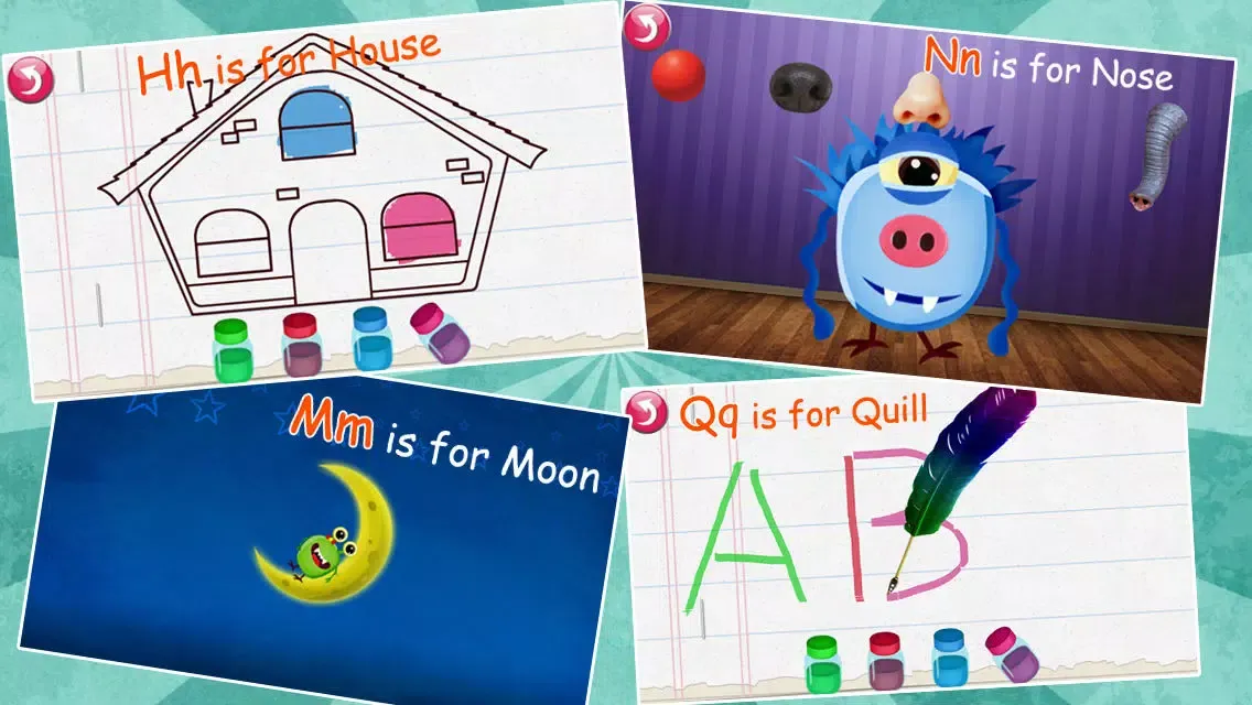 Tangkapan skrin Monster ABCs – Letters Handwriting Game for Kids FREE