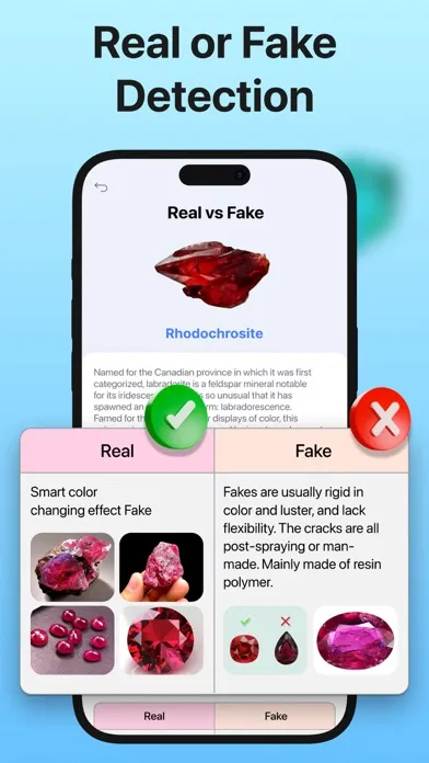 Capturas de pantalla de Rock Identifier - Gemstone